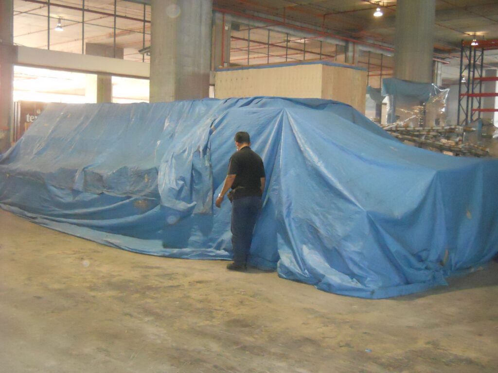 canvas for fumigation